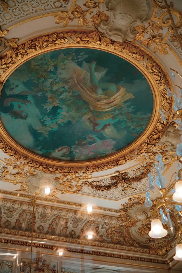 Ornate ceiling